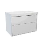 Erla 80cm Wall-Hung Vanity Unit White