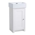 Lansdown 40cm Cloakroom Unit Linen White