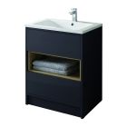 Lucca 60cm Floor-Standing Vanity Unit Anthracite