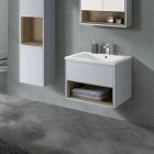 Lucca 80cm Floor-Standing Vanity Unit Matt Grey