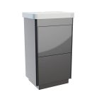 Perra 50cm Floor-Standing Vanity Unit Anthracite