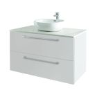 Rimini 100cm Wall-Hung Vanity Unit Gloss White