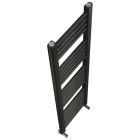 Sorento Flat Black Towel Rail 50x120cm
