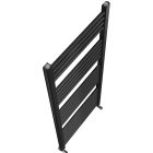 Sorento Flat Black Towel Rail 50x160cm