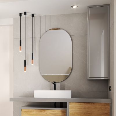 Bianco Royal Marble-Effect Satin Matt Porcelain Tile 100x100cm - Alternative Image