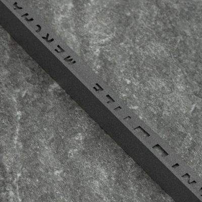22.5mm Grey Square Edge Outdoor Tile Trim 2.4m - Alternative Image