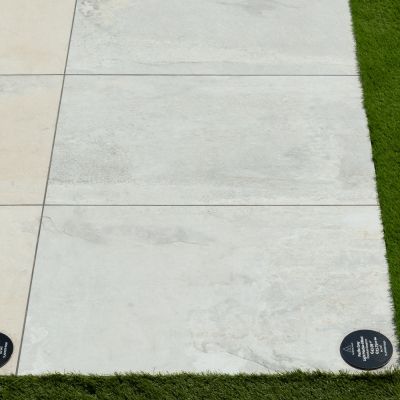 Outdoor Pacific Grey Marble-Effect Matt Porcelain Tile 90x60cm - Alternative Image