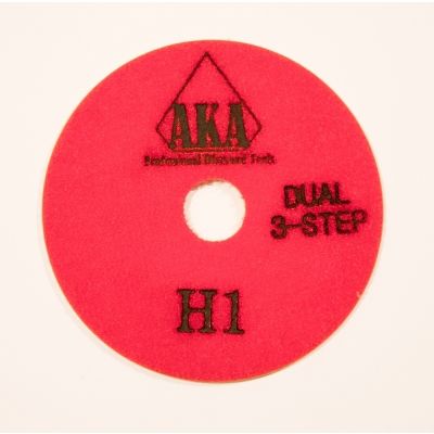 Set of 3-Stage Polishing Pads - Wet & Dry granite / Concrete & all natural stone tiles