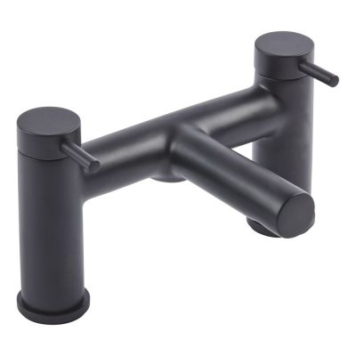 Anthem Black Deck-Mounted Bath Filler Tap