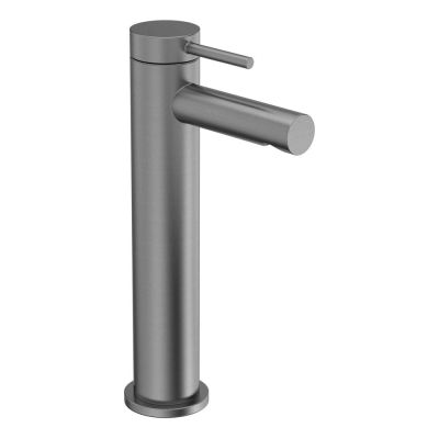 Anthem Gunmetal Grey Tall Basin Mixer Tap  with Click Waste