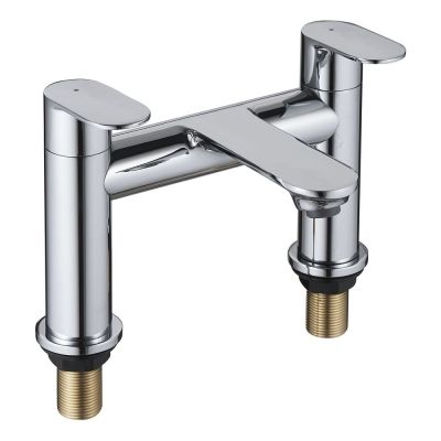 Arch Chrome Deck-Mounted Bath Mixer Tap