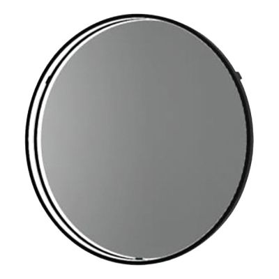Aspect Black Illuminated Round Mirror 60cm