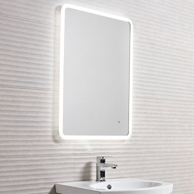 Aster Illuminated Slim Rectangular Mirror 50x70cm - Alternative Image