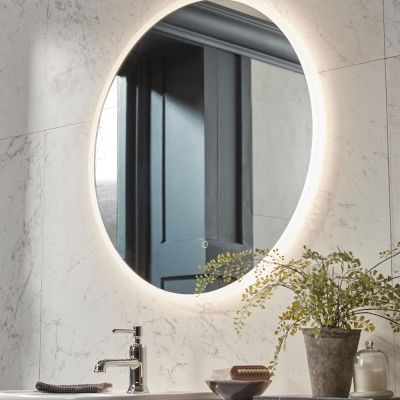 Beta Touch-Control Illuminated Round Mirror 60cm - Alternative Image