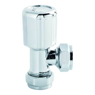 Chrome Angled Radiator Valves
