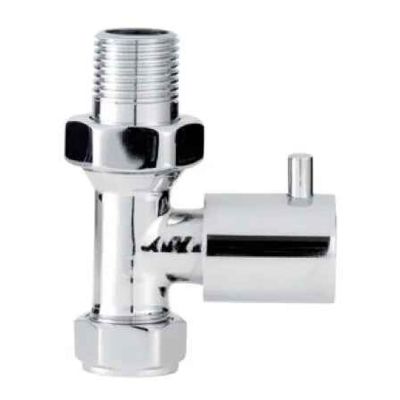 Economy Chrome Straight Radiator Valves