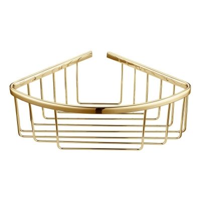 Erla Brushed Brass Single Shower Basket