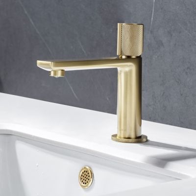 Erla Brushed Mono Basin Mixer Tap With Waste - Alternative Image