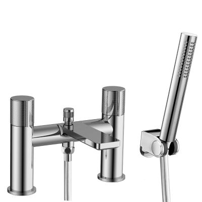 Erla Chrome Bath Filler Tap With Shower Mixer Handset