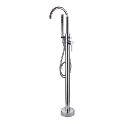 Giro Chrome Freestanding Bath Tap With Shower Mixer