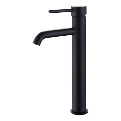 Giro Matt Black Tall Mono Basin Mixer Tap