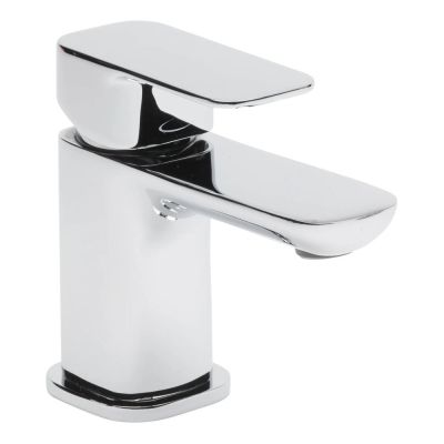 Haze Chrome Mini Basin Mixer Tap with Click Waste