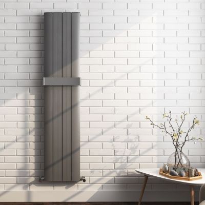 Jupiter Anthracite Double Panel Radiator 180x37.5cm - Alternative Image