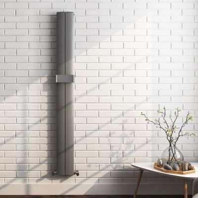 Jupiter Antracite Double Panel Radiator 180x18.5cm - Alternative Image