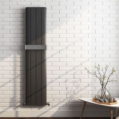 Jupiter Black Double Panel Radiator 180x37.5cm - Alternative Image