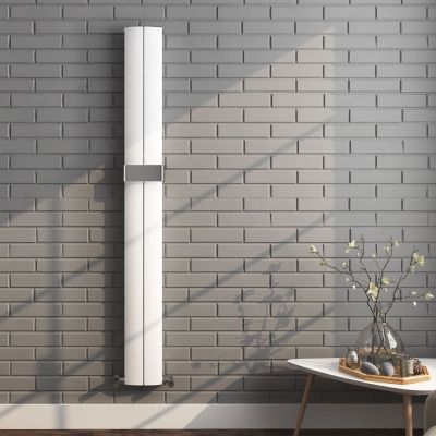 Jupiter White Double Panel Radiator 180x18.5cm - Alternative Image