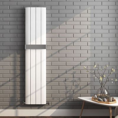 Jupiter White Double Panel Radiator 180x37.5cm - Alternative Image