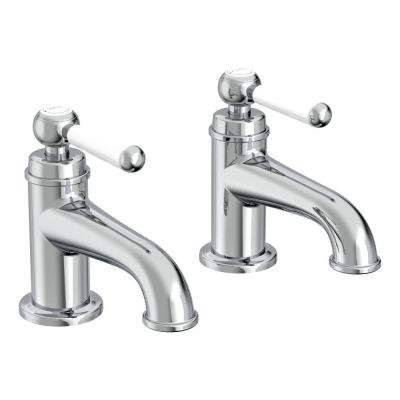 Lansdown Chrome Basin Taps Pair