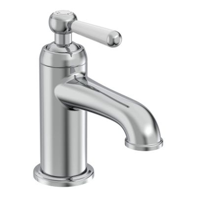 Lansdown Chrome Mono Basin Mixer Tap with Click Waste