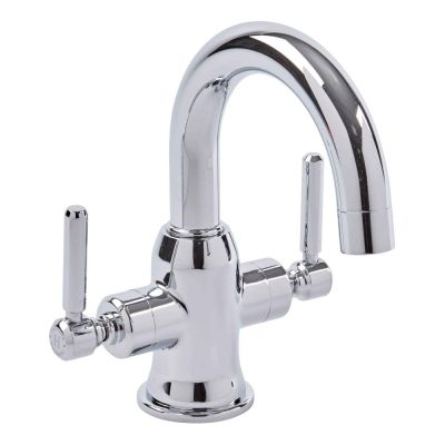 Marston Chrome Basin Mixer Tap with Click Waste