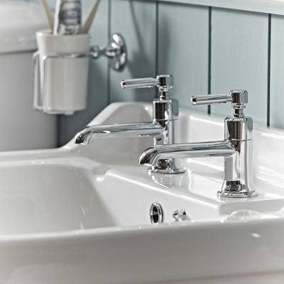 Marston Chrome Basin Taps Pair - Alternative Image