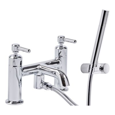 Marston Chrome Bath Filler Tap with Shower Mixer Handset