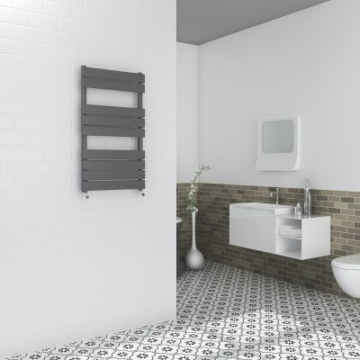 Milan Flat Anthracite Radiator 90x50cm - Alternative Image