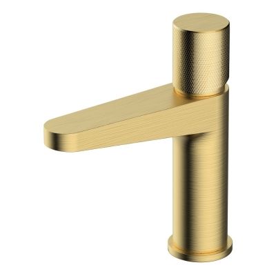 RAK-Amalfi Brushed Gold Basin Mixer Tap - Alternative Image