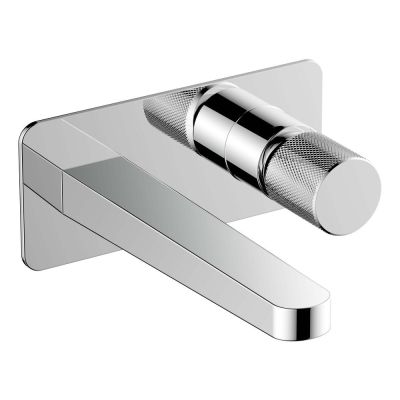 Amalfi Chrome Wall-Mounted Basin Mixer Tap