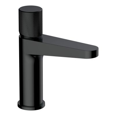 Amalfi Matt Black Basin Mixer Tap