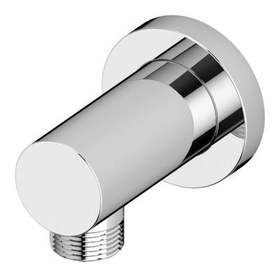 Chrome Round Outlet Elbow