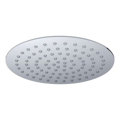 Chrome Round Shower Head 25cm