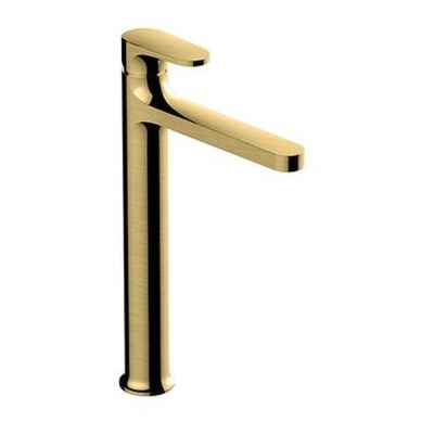 RAK-Portofino Brushed Gold Tall Basin Mixer Tap