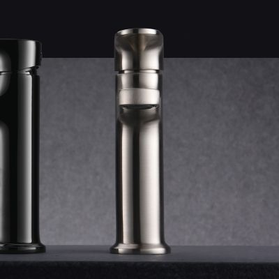 RAK-Portofino Brushed Nickel Basin Mixer Tap - Alternative Image