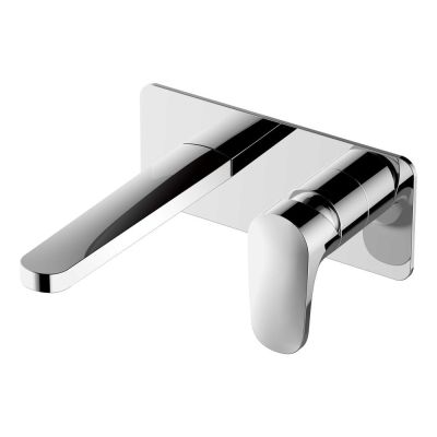 Portofino Chrome Wall-Mounted Basin Mixer Tap