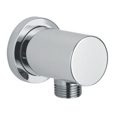 Round Chrome Outlet Elbow
