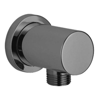 Round Gunmetal Grey Outlet Elbow