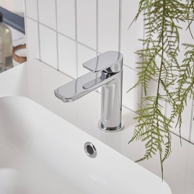 Savour Chrome Basin Mixer Tap with Click Waste - Alternative Image