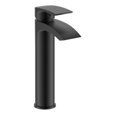 Shade Black Tall Mono Basin Mixer Tap