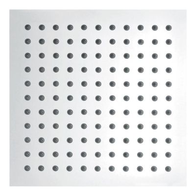 Square Chrome Ultra Slim Shower Head 25x25cm